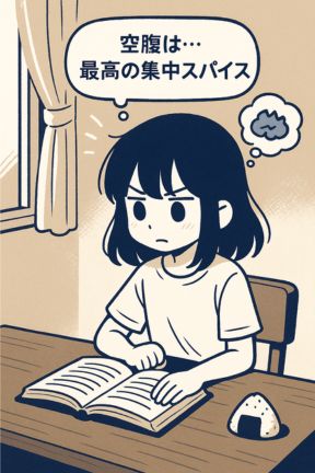 空腹時の集中力を仕事や勉強に活かす