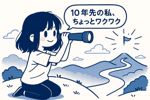 10年先のゴールを見据えて行動する長期目標